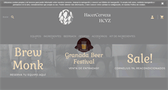 Desktop Screenshot of hacercerveza.com